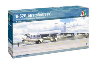 B-52G Stratofortress Early version with Hound Dog Missiles 1:72 ITALERI 1451 1451 цена и информация | Kонструкторы | 220.lv