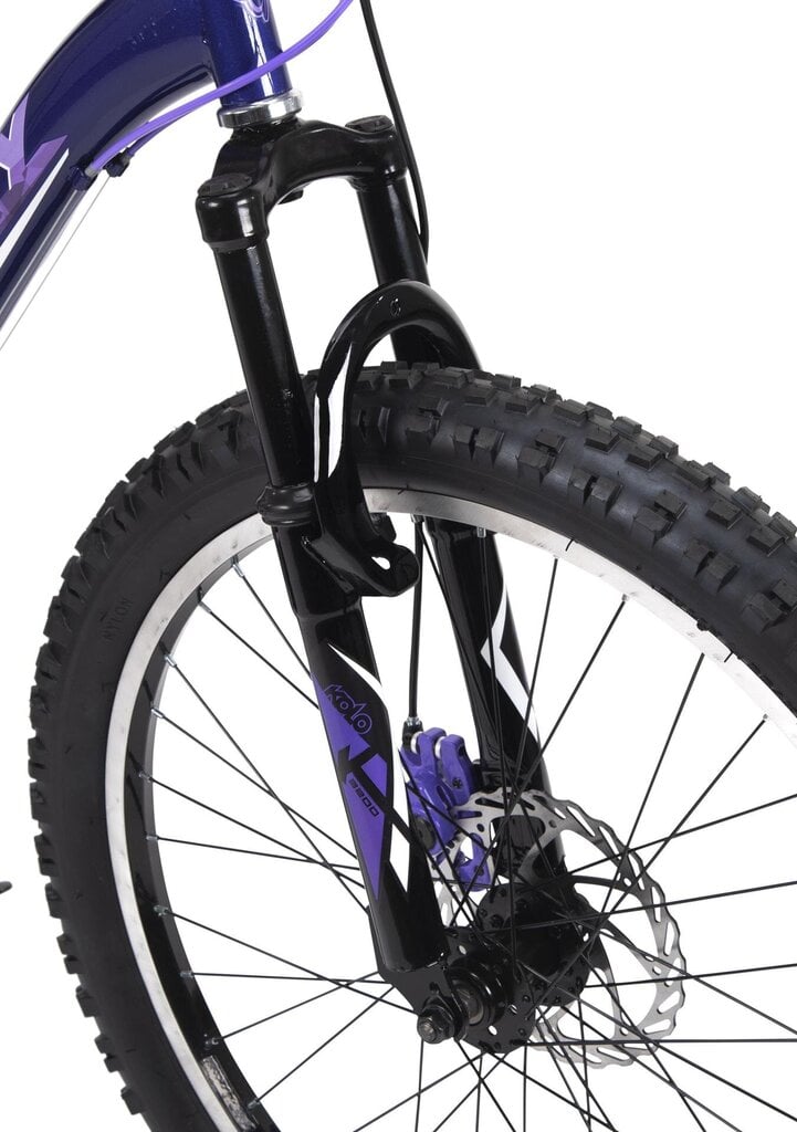 Velosipēds bērniem Huffy Extent 24", violets cena un informācija | Velosipēdi | 220.lv