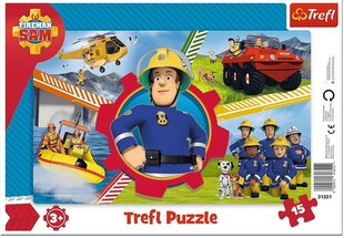 Пазл Puzzle 245 fireman Sam, 15шт цена и информация | Пазлы | 220.lv