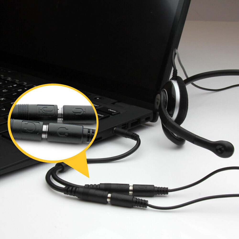 Adapteris Audio Jack Startech MUYHSMFF, 0,2 m cena un informācija | Adapteri un USB centrmezgli | 220.lv