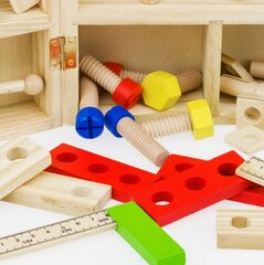 Деревянный ящик для инструментов цена и информация | Игрушки для мальчиков | 220.lv