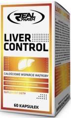 Real Pharm Liver Control 60 kapsulas cena un informācija | Vitamīni, preparāti, uztura bagātinātāji labsajūtai | 220.lv