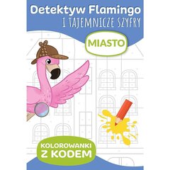 flamingo detektīvs - pilsēta цена и информация | Книжки - раскраски | 220.lv