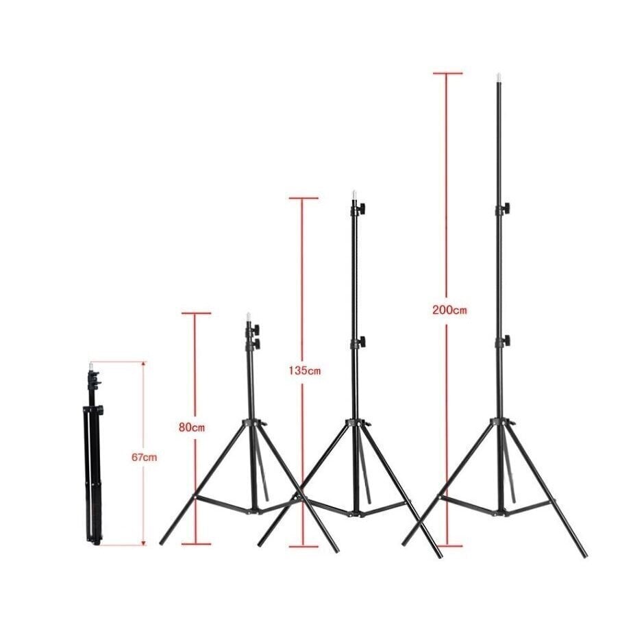 Statīvs ar 4 lampiņām (Softbox) cena un informācija | Apgaismojums fotografēšanai | 220.lv