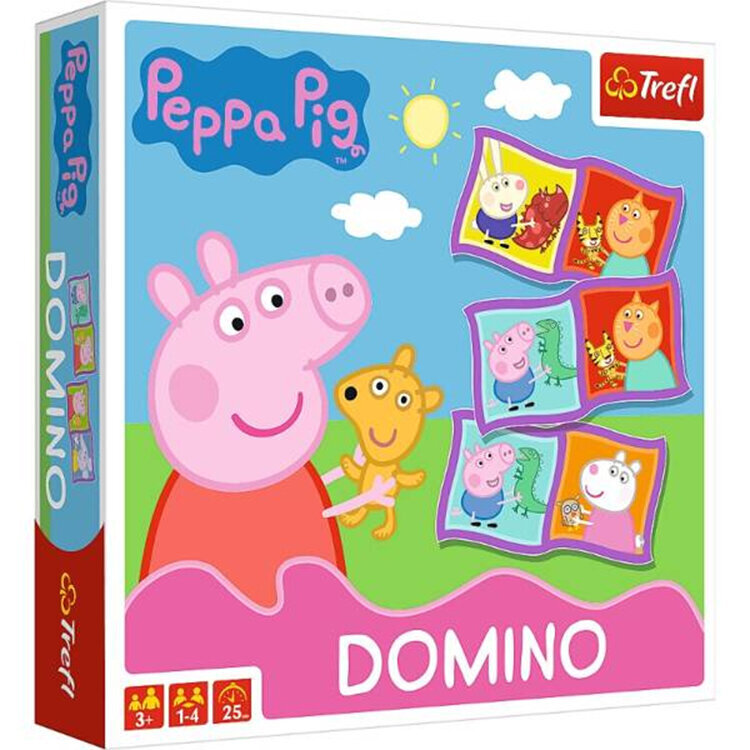 Galda spēle * DOMINO - PEPPA PIG * cena un informācija | Galda spēles | 220.lv