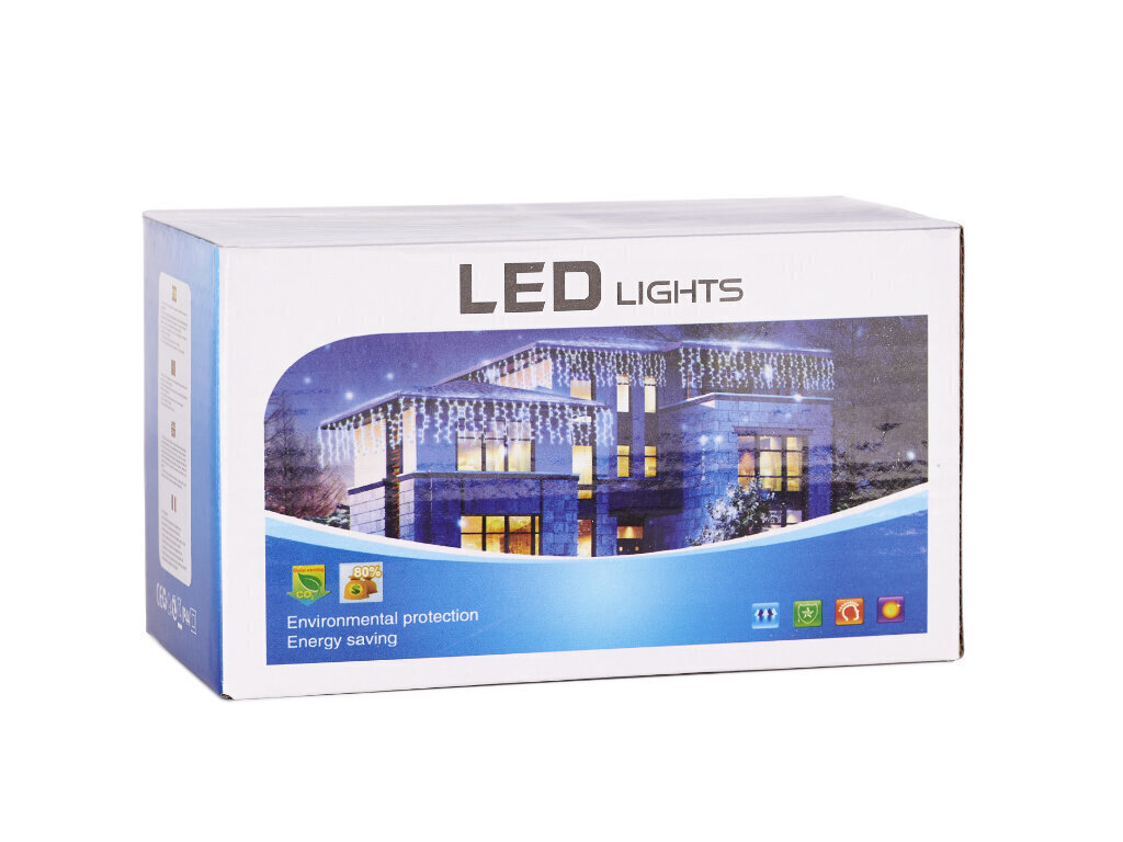 Led gaismas aizkari, 3x3m 200LED USB + pults ar atmiņu цена и информация | Ziemassvētku lampiņas, LED virtenes | 220.lv