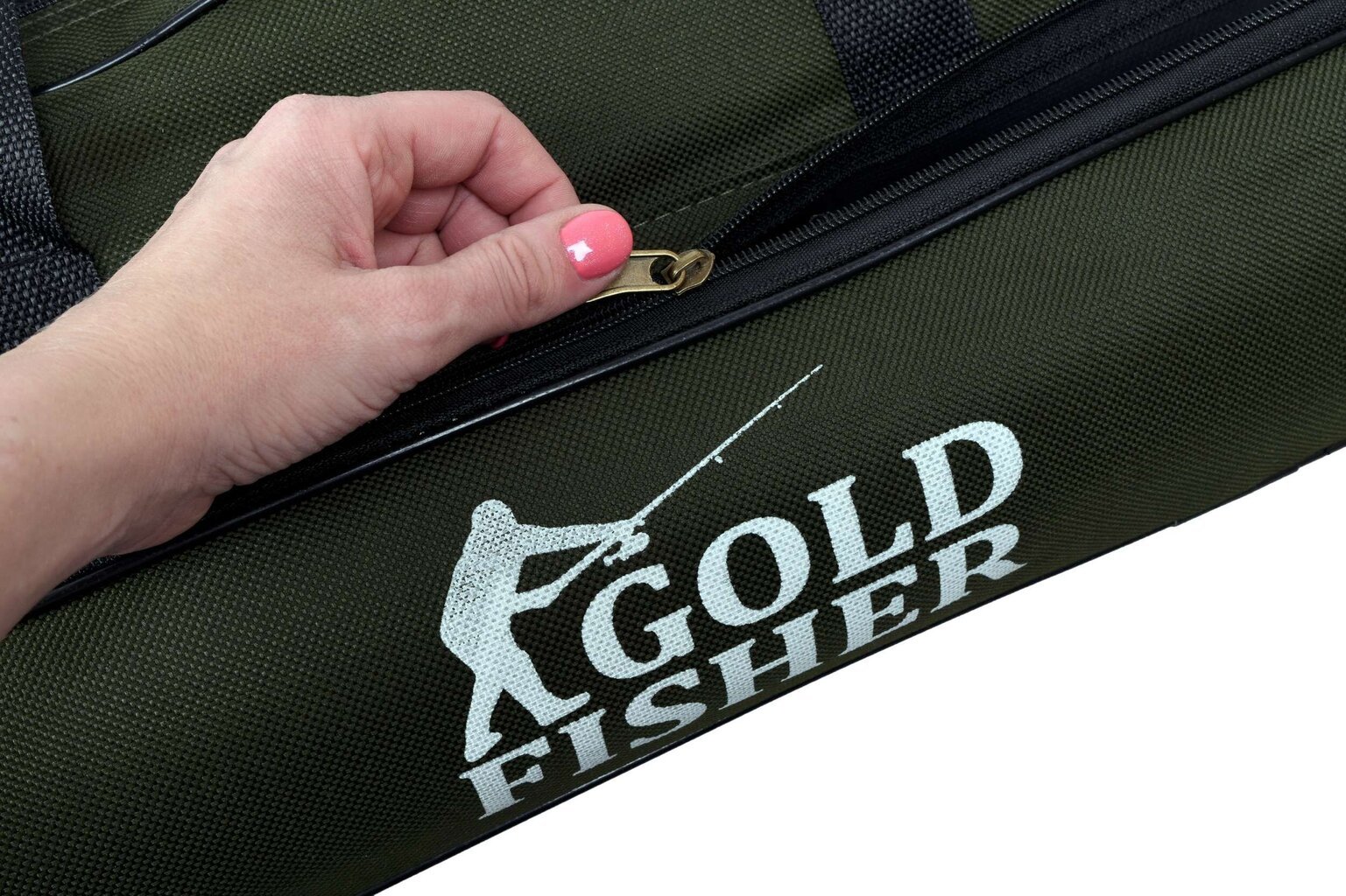 Gold Fisher 140 cm makšķeres soma cena un informācija | Makšķernieku kastes, makšķeru somas, mugursomas | 220.lv