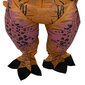 Piepūšamais dinozaurs T-REX Giant brūns 1,5-1,9m cena un informācija | Karnevāla kostīmi, maskas un parūkas | 220.lv