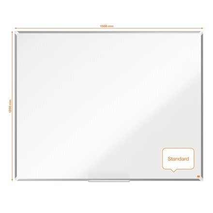 Magnētiska, balta tāfele Nobo Whiteboard Premium Plus Enamel, 150x120 cm цена и информация | Kancelejas preces | 220.lv