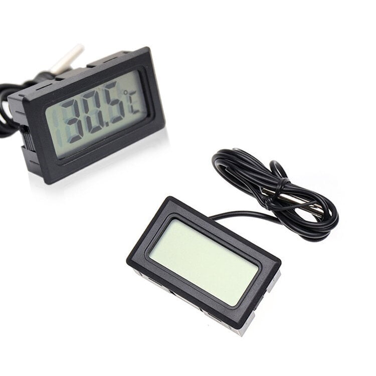 Digitālais termometrs ar vadu sensoru cena un informācija | Mitruma, temperatūras, pH, ORP mērītāji | 220.lv