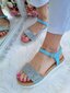 Sieviešu sandales RENDA, gaiši zilas. cena un informācija | Sieviešu sandales | 220.lv