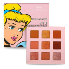 Палитра теней для глаз Mad Beauty DIsney Princess Cinderelle Mini (9 x 1,1 g) цена и информация | Тушь, средства для роста ресниц, тени для век, карандаши для глаз | 220.lv