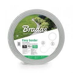 Zāliena apmales komplekts Bradas EASY BORDER 40mm, gaiši pelēks cena un informācija | Žogi un piederumi | 220.lv