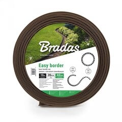 Zāliena apmales komplekts Bradas EASY BORDER 40mm, brūns cena un informācija | Žogi un piederumi | 220.lv