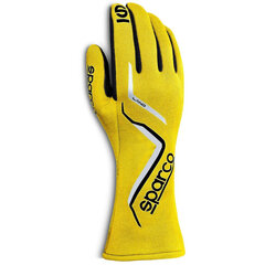 Мужские водительские перчатки Sparco LAND. жёлтые, размер 9, S3727760 цена и информация | Перчатки для йоги, гимнастики, серый цвет | 220.lv