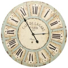 325183 vidaXL Wall Clock Multicolour 60 cm MDF cena un informācija | Pulksteņi | 220.lv