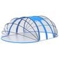 vidaXL baseina kupols, ovāls, 620x410x205 cm cena un informācija | Baseinu piederumi | 220.lv