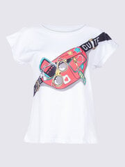 Женская футболка YoClub PK-100, белая цена и информация | Женские футболки | 220.lv