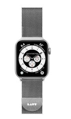 Ремешок Laut Steel Loop для Apple Watch серий 1–7 и SE (42–45 мм), серебристый цена и информация | Аксессуары для смарт-часов и браслетов | 220.lv