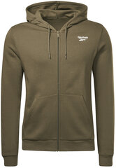 Reebok Džemperis Hoodie Ri Left Chesto Logo HG4452 HG4452, zaļš цена и информация | Мужские толстовки | 220.lv