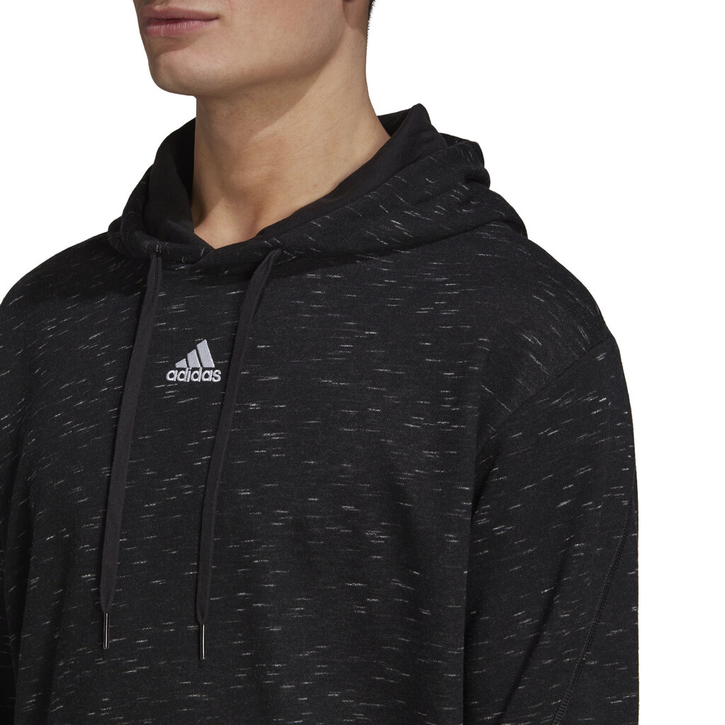 Adidas Džemperis M Mel Hoodie Black HE1787 HE1787/2XL cena un informācija | Vīriešu jakas | 220.lv