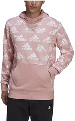 Adidas Džemperis M Bl Hoodie Pink HE1783 HE1783/S cena un informācija | Vīriešu jakas | 220.lv