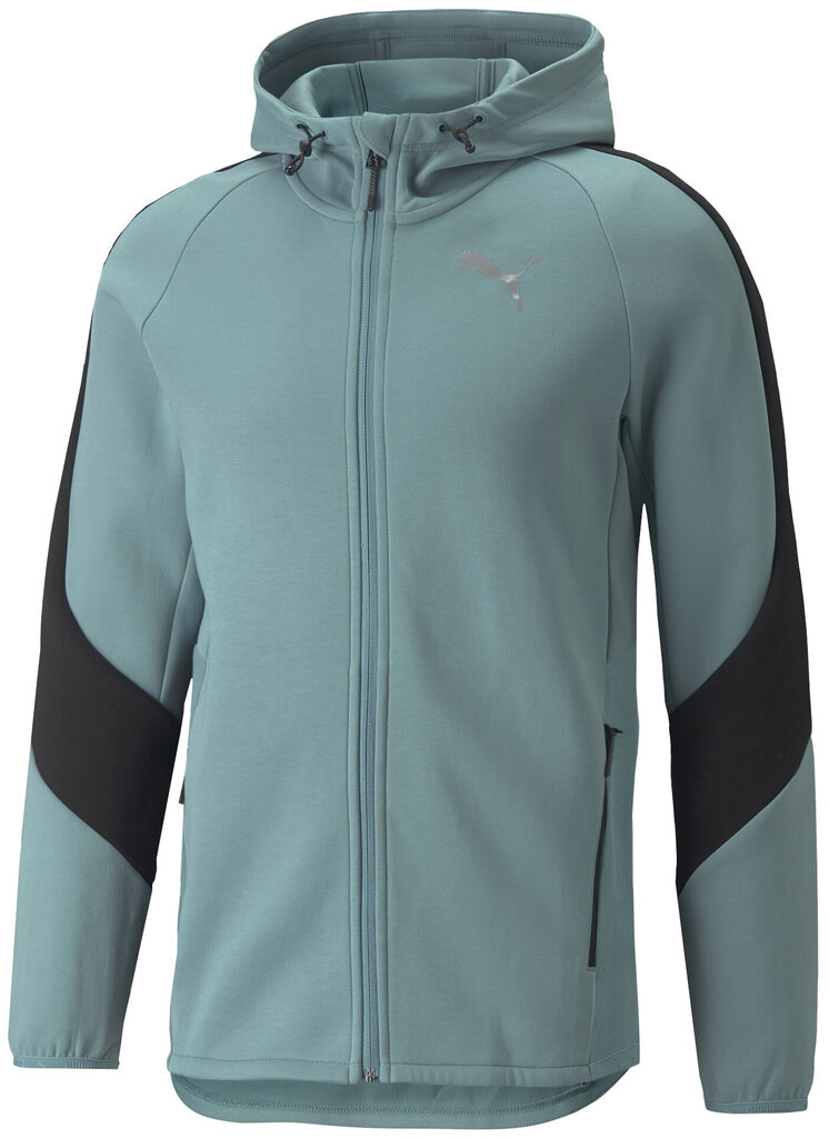 Puma Džemperis Evostripe Full-Zip Mint 847401 50 847401 50/M cena un informācija | Vīriešu jakas | 220.lv