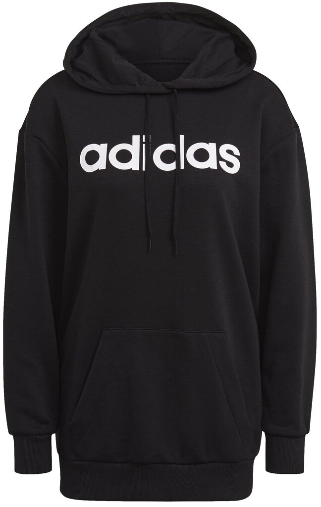 Adidas Džemperis W Lin Ov Hoodie Black GL0765 GL0765/L cena un informācija | Jakas sievietēm | 220.lv