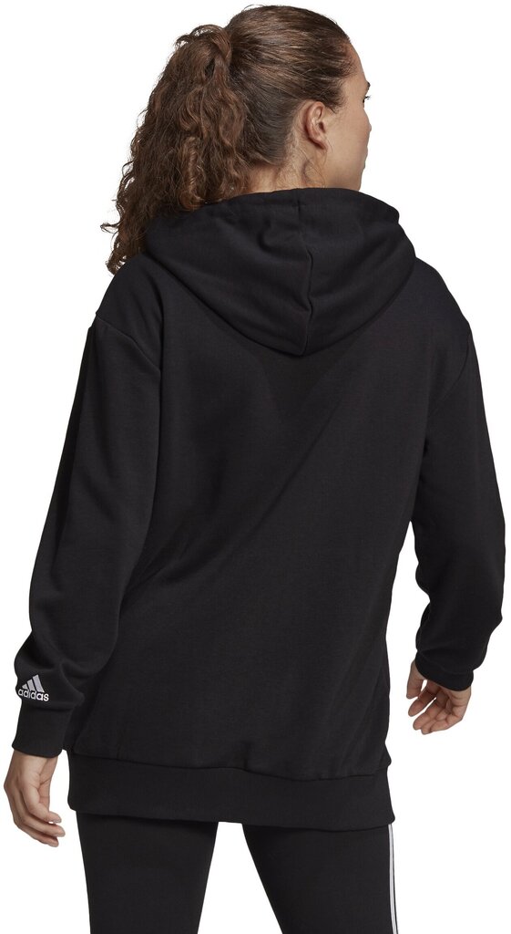 Adidas Džemperis W Lin Ov Hoodie Black GL0765 GL0765/L cena un informācija | Jakas sievietēm | 220.lv