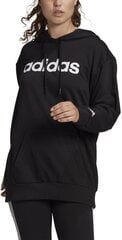 Женский джемпер Adidas W Lin Ov Hoodie Black GL0765 GL0765/L цена и информация | Женские толстовки | 220.lv