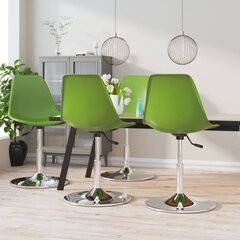 Кухонные стулья, 4 шт., зелёные цена и информация | Стулья для кухни и столовой | 220.lv