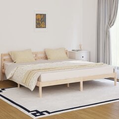 810450 vidaXL Bed Frame Solid Wood Pine 200x200 cm цена и информация | Кровати | 220.lv