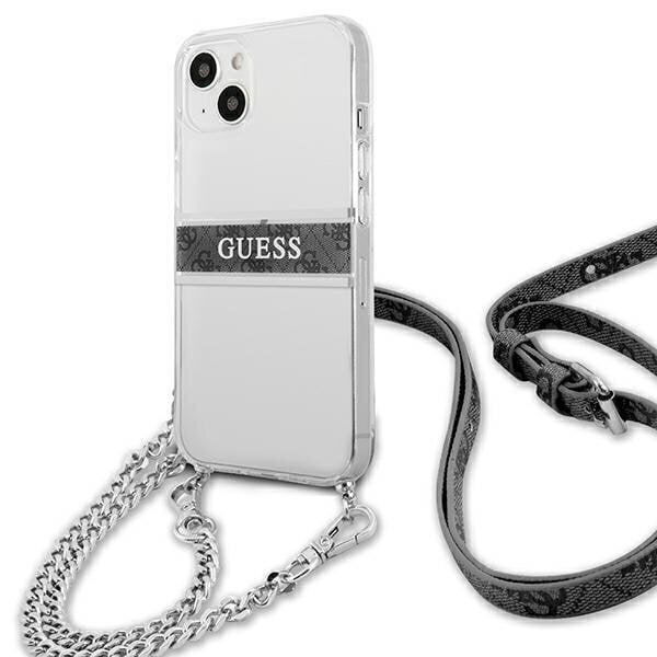 Guess GUHCP13MKC4GBSI vāciņš, piemērots iPhone 13, caurspīdīgs цена и информация | Telefonu vāciņi, maciņi | 220.lv