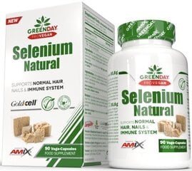 Пищевая добавка Amix Nutrition GreenDay@ ProVegan Natural Selenium, 90 веган капсул цена и информация | Витамины, пищевые добавки, препараты для хорошего самочувствия | 220.lv