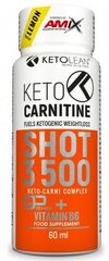 Amix Nutrition KetoLean® Keto goBHB® + Carnitine Shot 20 x 60 ml - blood orange cena un informācija | Vitamīni, preparāti, uztura bagātinātāji labsajūtai | 220.lv