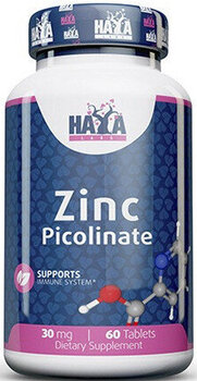 Haya Labs Zinc Picolinate 30 mg 60 tabletes cena un informācija | Vitamīni, preparāti, uztura bagātinātāji labsajūtai | 220.lv