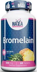 Haya Labs Bromelīns 500 mg 60 kap cena un informācija | Vitamīni, preparāti, uztura bagātinātāji labsajūtai | 220.lv