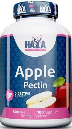 Haya Labs Ābolu pektīns 500 mg 100 kapsulas cena un informācija | Vitamīni, preparāti, uztura bagātinātāji labsajūtai | 220.lv