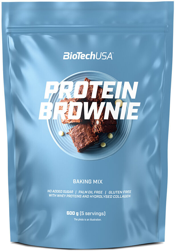 Biotech USA Protein Brownie, 600 g cena un informācija | Funkcionālā pārtika (superēdiens) | 220.lv