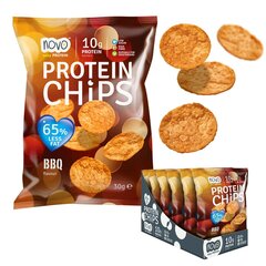 Novo Nutrition Protein Chips 30 g - BBQ цена и информация | Витамины, пищевые добавки, препараты для хорошего самочувствия | 220.lv