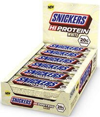 Protein Snickers High Protein White Bar, 57 g cena un informācija | Funkcionālā pārtika (superēdiens) | 220.lv