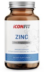 Iconfit Zinc 90 kapsulas cena un informācija | Vitamīni, preparāti, uztura bagātinātāji labsajūtai | 220.lv