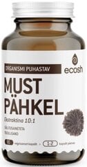 Ecosh Melnā valrieksta ekstrakts 90 kapsulas cena un informācija | Vitamīni, preparāti, uztura bagātinātāji labsajūtai | 220.lv