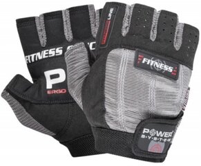 Power System Gloves Fitness - черный/серый цена и информация | Витамины, пищевые добавки, препараты для хорошего самочувствия | 220.lv