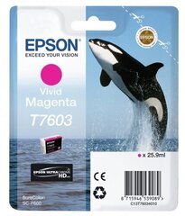 Epson T7603 Vivid Magenta ink 26 ml cena un informācija | Kārtridži lāzerprinteriem | 220.lv