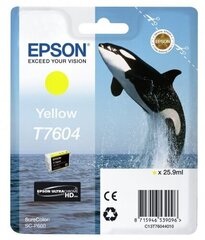 Картридж для струйных принтеров Epson HC (C13T76044010), желтый цена и информация | Картриджи для лазерных принтеров | 220.lv