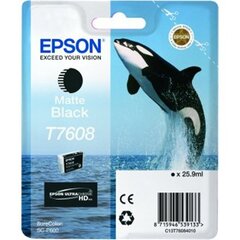 Epson T7608 Matte Black ink 26ml цена и информация | Картриджи для лазерных принтеров | 220.lv