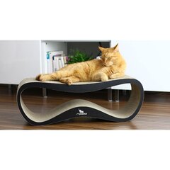 414574 MyKotty Cat Scratcher LUI 75x25x25 cm Black 3083 cena un informācija | Kaķu mājas, nagu asināmie | 220.lv