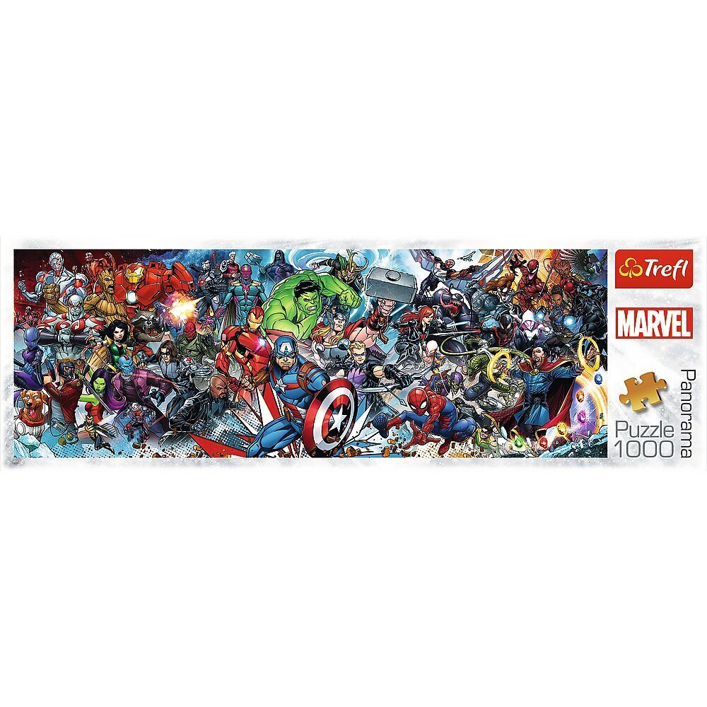 Puzle 350 panorama universe marvel / *1000gab cena un informācija | Puzles, 3D puzles | 220.lv