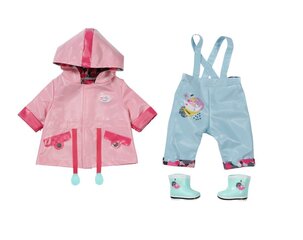 BABY BORN Deluxe lietus tērps, 43 cm цена и информация | Игрушки для девочек | 220.lv